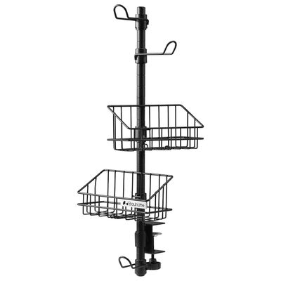 Bauhutte Headset Tower BHP-S200-BK Headphone Stand Controller Stand Desktop Under Desk Storage Clamp Fixed