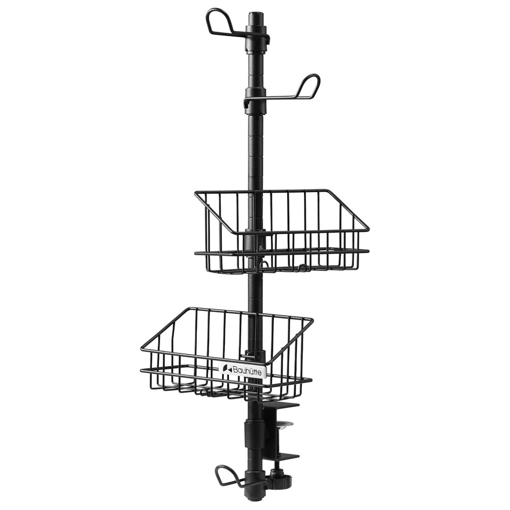 Bauhutte Headset Tower BHP-S200-BK Headphone Stand Controller Stand Desktop Under Desk Storage Clamp Fixed