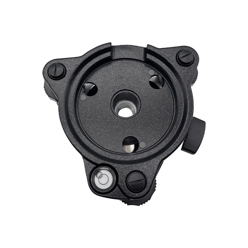 Black Three-jaw Tribrach Without Optical Plummet for Total Station GPS Surveying