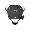 Black Three-jaw Tribrach Without Optical Plummet for Total Station GPS Surveying view 2