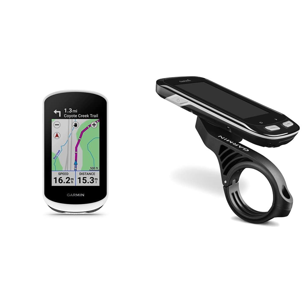 Garmin Edge Explore 2 GPS Cycling Computer Bundle with Extended Out-Front Mount
