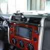LLKUANG Center Console Car Phone Mount/Walkie Talkie Mount/Radio Mount for Toyot@ FJ Cruiser 2007-2021,Car Dash Panel Multifunctional Track Mobile Phone Holder,Navigation Bracket view 4