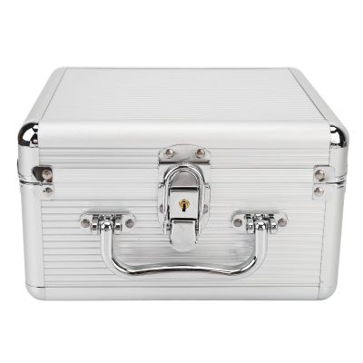 20 Bays 2.5in Hard Drive Storage Box with Safety Lock 2 Keys ABS Handle Shockproof Hard Drive Case with Cushioning Pad and Handle, Suitable for 2.5in Hard Drives