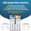 5 Pairs 1.25G BIDI SFP Single Mode Fiber Module Network Transceiver, LX SM 1310nm 1550nm 20km, Simplex LC Interface for Switch, Router, Firewall, Network Card, Media Converter etc view 2