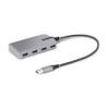 StarTech.com 4-Port USB Hub - USB 3.0 5Gbps, Bus Powered, USB-A to 4X USB-A Hub w/Optional Auxiliary Power Input - Portable Desktop/Laptop USB Hub, 1ft/30cm Cable, USB Expansion Hub (5G4AB-USB-A-HUB) view 1