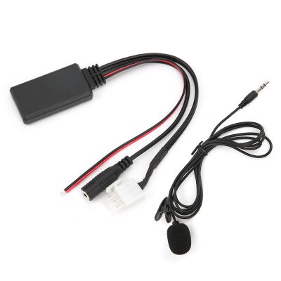 POCREATION Car Audio Cable,DC 12V Car Audio Cable AUX Bluetooth 5.0 Adapter Replacement for Goldwing GL1800