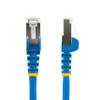 StarTech.com Category 6A LAN Cable / 7.5m/Blue/LSZH (Low Smoke Zero Halogen)/10GbE 500MHz/100W PoE++/S/FTP/ETL Certified/Snag Proof RJ45 Connector/Halogen Free CAT6A Wired LAN Network Ethernet Cable view 2