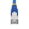 StarTech.com Category 6A LAN Cable / 7.5m/Blue/LSZH (Low Smoke Zero Halogen)/10GbE 500MHz/100W PoE++/S/FTP/ETL Certified/Snag Proof RJ45 Connector/Halogen Free CAT6A Wired LAN Network Ethernet Cable view 4
