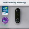 Arlo Essential Wire-Free Battery Operated Video Doorbell - HD Video, 180 View, Night Vision, 2 Way Audio, Direct to Wi-Fi No Hub Needed, Black - AVD2001B (Renewed) view 2