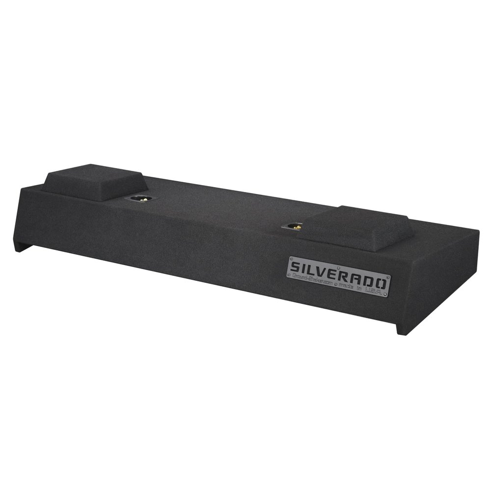 12" Dual Sealed Sub Box Silverado Crew-Cab 2007-2013 Subwoofer Enclosure Speaker Box