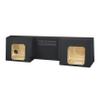 10" Dual Sub Box for Solo Baric Subs for Sierra Single Cab/Regular Cab Subwoofer Enclosure Speaker Box Ground Shaker view 1