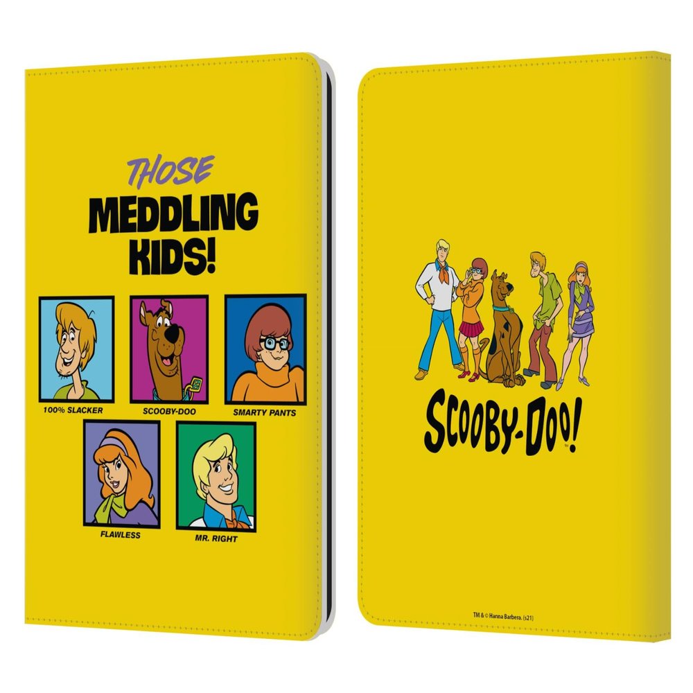 Head Case Designs Officially Licensed Scooby-Doo Meddling Kids Mystery Inc. Leather Wallet Case Compatible with Kindle Paperwhite 1/2 / 3