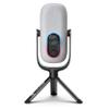 JLab Epic Talk USB Gaming Streaming Microphone, White, USB-C Output, Cardioid, Omni, Stereo, Bi-Directional, 192k Sample Rate, Volume Control, Gain Control, and Quick Mute, 3.5mm AUX, Plug and Play view 1
