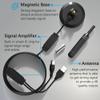 2025 Upgraded Digital HD TV Antenna Indoor for Smart TV,980+ Miles Long Range Amplifier Antennas TV Signal Booster for Local Channels,Support 4K 1080p ATSC/ISDB-T/DVB-T/DVB-T2 All Smart/Old TVs (AH-1) view 4