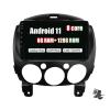 2 din 9 inch Android 11 Car Stereo Sat Nav Car MP5 Carplay Navigation for Mazda 2 2007-2014 RDS AM Car Radio Support Bluetooth WiFi DAB+ OBD DSP DVR+ view 1