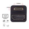 xiwai 360 Degree Up Opposite U Shape Back Angled Mini HDMI 1.4 Male to HDMI Female Extension Adapter Converter view 2