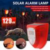 keeda Solar Warning Light Sensitive 129dB Security Alarm Light Gunshot Sounds & Dog Barking Strobe Alerts Light with Motion Sensor for Farm Barn Yard (Pack of 2) view 3
