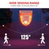 keeda Solar Warning Light Sensitive 129dB Security Alarm Light Gunshot Sounds & Dog Barking Strobe Alerts Light with Motion Sensor for Farm Barn Yard (Pack of 2) view 4