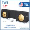 10" Dual Sub Box for JL Audio TW3 Subs for Sierra Single Cab/Regular Cab Subwoofer Enclosure Speaker Box Ground Shaker view 2