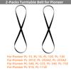 Sam&Johnny Turntable Belt Replacement for Pioneer PL-115D PL-117D PL-120 PL-155 PL-15 PL-16 PL-120 PL-130 (2 Packs) view 4