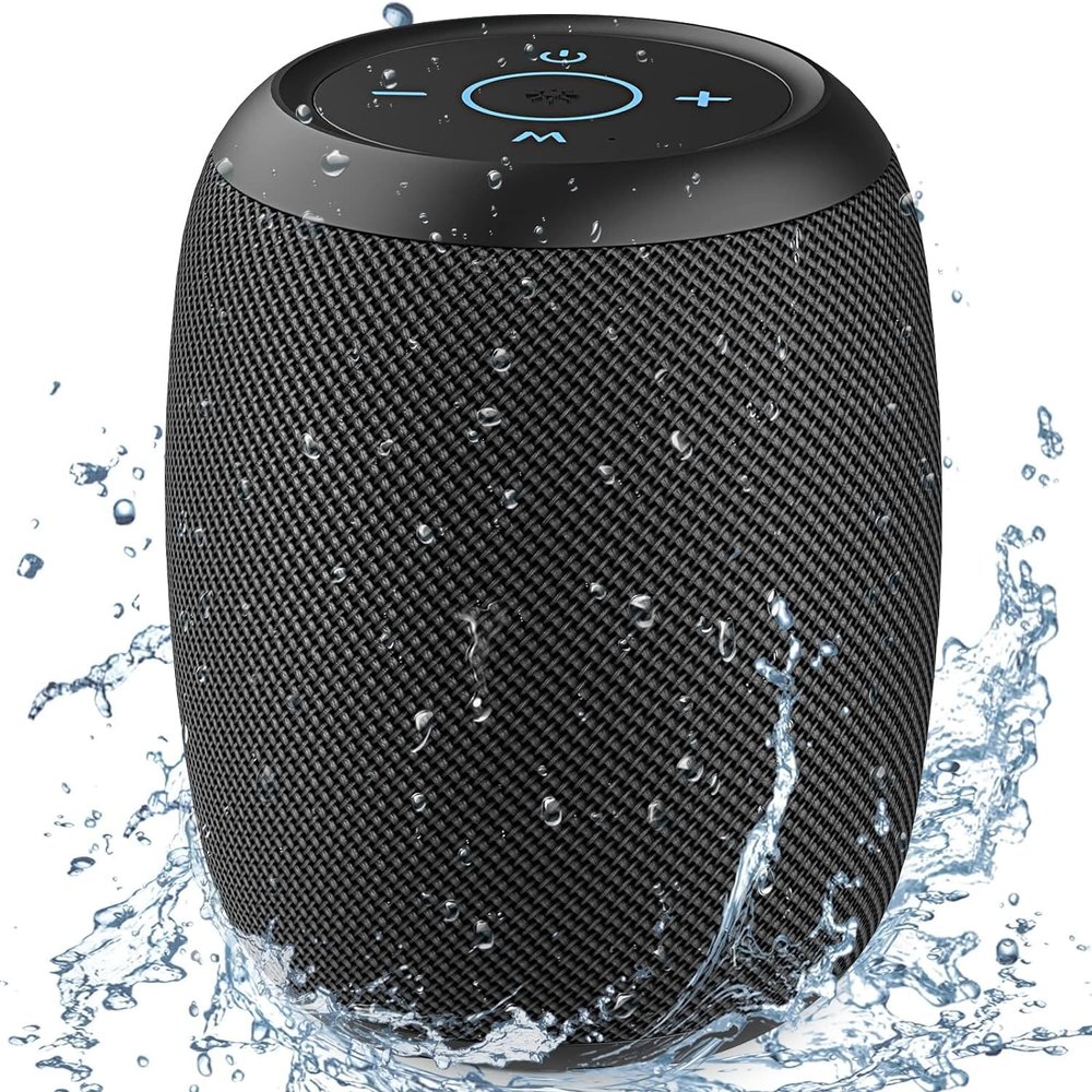 ZEALOT Bluetooth Speaker, Portable Speaker Bluetooth Wireless, 20W Stereo Sound, IPX6 Waterproof with Led Lights, for Shower Party Outdoor HomeTravel Hiking