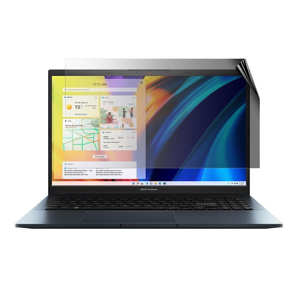 celicious Privacy 2-Way Anti-Spy Filter Screen Protector Film Compatible with Asus Vivobook Pro 15 OLED (M6500)