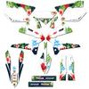 2022-2023 KLX 300 Tropic White Senge Graphics Complete Kit with Rider I.D. Compatible with Kawasaki view 4