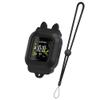 C2D JOY Stretchy Loop Nylon Strap Compatible with Garmin vivofit Jr 3 Bands Watch Adjustable Elastic Sport Wristband - Black + Rope view 2