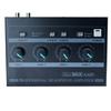 Mix Splitter 8X amp 1/8 av RCA mini amp 1/4 inch Stereo Input Adapter to 4 Channel 1/8 and 1/4" TRS Mixing Audio Input Headphones for Sound Mixer view 1