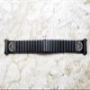NICKSTON Engraved Band Strap Compatible with Fitbit Ionic Smartwatches Black Stainless Steel Bracelet B-AS1 (10" (254mm) Wrist Size) view 2