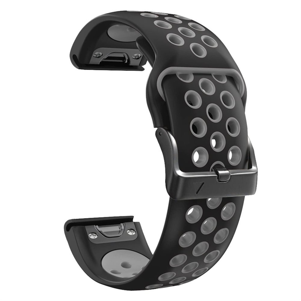 GANYUU 20mm Quick Fit Watchband for Garmin Fenix 6 6X Pro 5X 5 Plus 3HR Approach S60 Enduro Silicone Bracelet Easyfit Wrist Strap (Color : G, Size : 20mm)