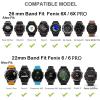 GANYUU 20mm Quick Fit Watchband for Garmin Fenix 6 6X Pro 5X 5 Plus 3HR Approach S60 Enduro Silicone Bracelet Easyfit Wrist Strap (Color : G, Size : 20mm) view 4
