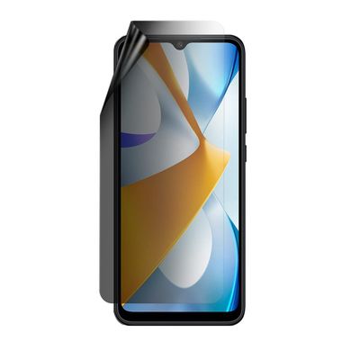 celicious Privacy Lite 2-Way Anti-Glare Anti-Spy Filter Screen Protector Film Compatible with Xiaomi Poco C40