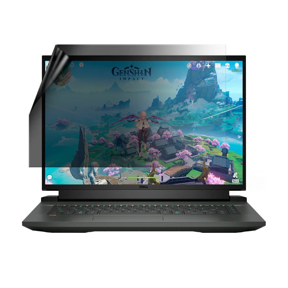 celicious Privacy Lite 2-Way Anti-Glare Anti-Spy Filter Screen Protector Film Compatible with Dell G16 7620