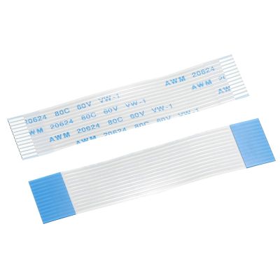 MECCANIXITY Flexible Flat Cable Extension Ribbon Cables 12 Pins 1.0mm Pitch 60mm for 3D Printer, DIY, Camera, Screen and DVD Player Connector A Type Pack of 10