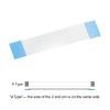 MECCANIXITY Flexible Flat Cable Extension Ribbon Cables 12 Pins 1.0mm Pitch 60mm for 3D Printer, DIY, Camera, Screen and DVD Player Connector A Type Pack of 10 view 4