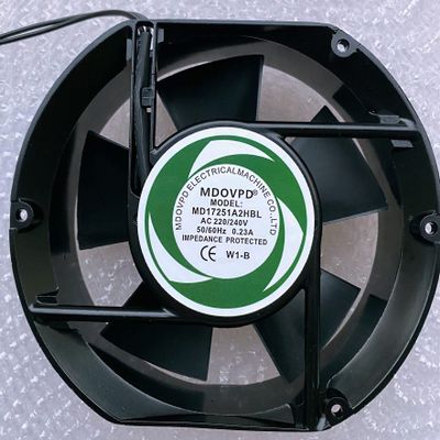 MD17251A2HBL Fan for AC220/240V 0.23A 17215051mm Cooling Fan