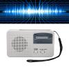 Aumoo Solar Powered Emergency Radio, Durable USB Rechargeable Emergency Radio for Outdoor Power outages White view 2