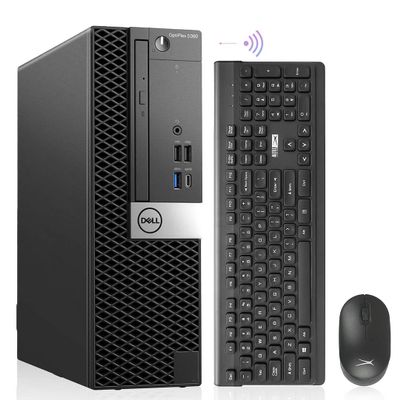 Dell OptiPlex 5060 Desktop Computers Windows 11,Intel 6-Core i7-8700,16GB DDR4 Ram,1TB NVMe M.2 SSD, Wireless Wi-Fi 6e AX210,Bluetooth 5.2,HDMI Small Form Factor PC (Renewed)
