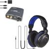 SIMOLIO SM905TV & DAC Bundle - Long Cord Headphones Work with All TVs, Tone Adjustment & Volume Control, Support Optical/Coaxial Digital and AUX/RCA Analog Audio Out Port, 40 Hrs Playtime, 18 ft view 1