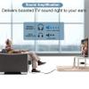 SIMOLIO SM905TV & DAC Bundle - Long Cord Headphones Work with All TVs, Tone Adjustment & Volume Control, Support Optical/Coaxial Digital and AUX/RCA Analog Audio Out Port, 40 Hrs Playtime, 18 ft view 4