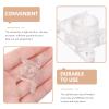 Housoutil 10sets False Drawer Front Clips Plastic Cabinet Closer Catches Screws Easy Installation for Kitchen Cabinet Upgrades Stable Replacement Parts view 4