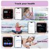Tensky Smart Watch for Women Android & iPhone, Alexa Built-in, 1.8" Touch Screen Fitness Tracker with Answer/Make Calls, 3ATM Waterproof Heart Rate/Sleep/SpO2 Monitor, Pedometer, 100+ Sport Modes view 4