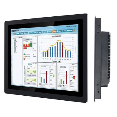 17 Inch Capacitive Touch Industrial Panel PC Waterproof Screen Win10 Pro (8GB RAM+128GB SSD, Core i3-6100U)