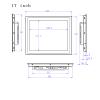 17 Inch Capacitive Touch Industrial Panel PC Waterproof Screen Win10 Pro (8GB RAM+512GB SSD, Core i7-3537U) view 2