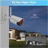 WEILAILIFE 2-Way Audio & Dual Antenna Enhanced 90ft Night Vision Outdoor Wireless Security Camera System, Wireless Surveillance Camera System, WiFi Video Surveillance, Home Security Cameras view 4