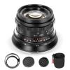 PERGEAR 35mm F1.4 Full-Frame Manual Focus Lens, Compatible with Sony E-Mount Cameras A7 A7II A7III A7R A7RII A7RIII A7RIV A7S A7SII A7SIII A9 A7C A6400 A6000 A6600 A6100 A6500 A6300 (Black) view 1