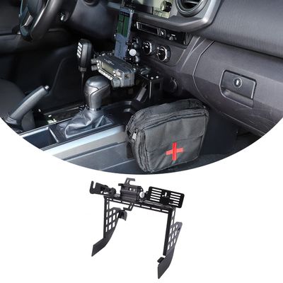 TongSheng Car Central Control Multifunction Expand Mobile Phone Bracket/Based + Walkie Talkie Bracket for Tacoma 2016 2017 2018 2019 2020 2021 2022 (Mobile Phone Bracket)