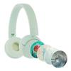 BuddyPhones POP Fun | Foldable Bluetooth Kids Headphones + Microphone, Works Wired or Wireless - SafeAudio Volume Limiting for iPhone/iPad/Tablet/PC and More (Green) view 1