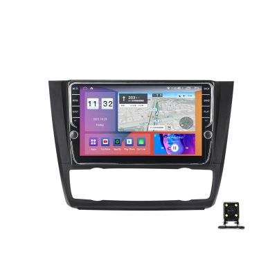ZYLR 9 Inch Radio Double Din Car Stereo for BMW 1 Series E81 E82 E87 E88 2008-2012 in Dash GPS Navigation Android Head Unit Multimedia Player with Backup Camera/Carplay/Android Auto,K200s 2g+32g